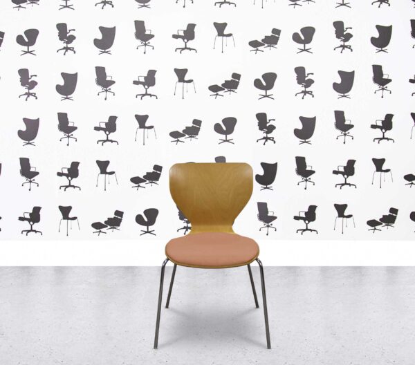 Refurbished Orangebox X10-FLS Stacking Canteen Chairs - Seville Pink