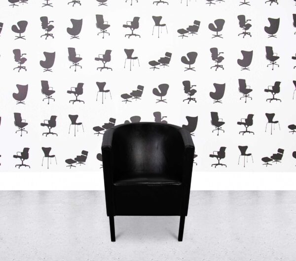 Refurbished Moroso Novecento by Antonio Citterio - Black Leather