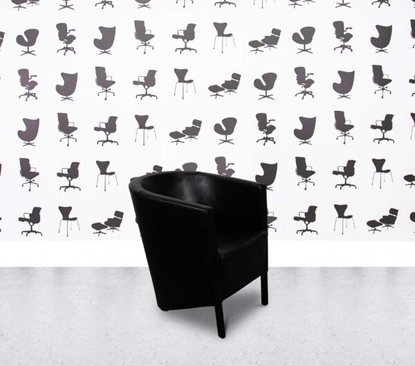 Refurbished Moroso Novecento by Antonio Citterio - Black Leather