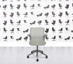 Refurbished Allsteel Clarity - Polished Aluminium Frame - White Mesh