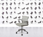 Refurbished Allsteel Clarity - Polished Aluminium Frame - White Mesh