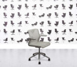 Refurbished Allsteel Clarity - Polished Aluminium Frame - White Mesh