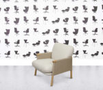 Refurbished Fredericia Savannah Chair and Pon Coffee Table Set