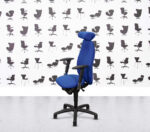 Refurbished Adapt 680 Ergonomic Office Chair - Blue Fabric