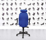 Refurbished Adapt 680 Ergonomic Office Chair - Blue Fabric