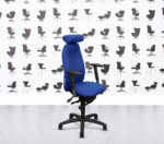 Refurbished Adapt 680 Ergonomic Office Chair - Blue Fabric