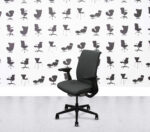 Refurbished Steelcase Think V2 - Upholstered Back - Black Frame - Paseo