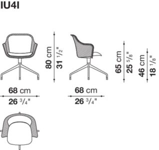 Refurbished B&B Italia Luta - Brown Leather