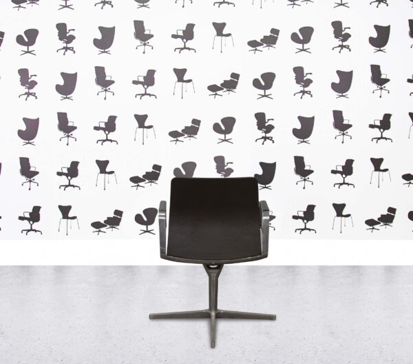 Refurbished Walter Knoll Leadchair - Dark Brown Leather