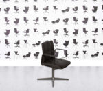 Refurbished Walter Knoll Leadchair - Dark Brown Leather