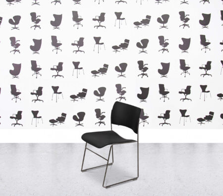 Refurbished Howe 40/4 Side Chair - Black