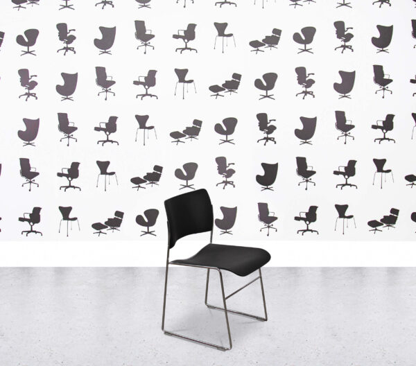 Refurbished Howe 40/4 Side Chair - Black