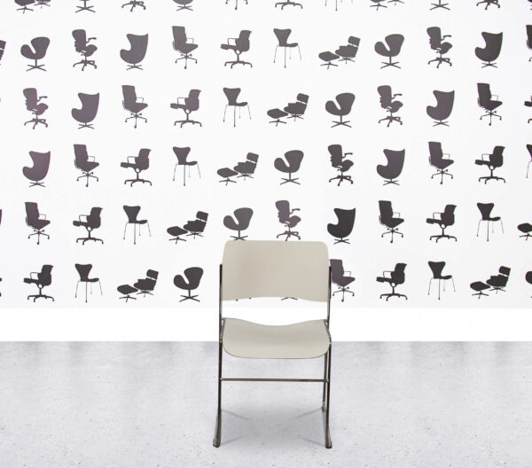 Refurbished Howe 40/4 Side Chair - White