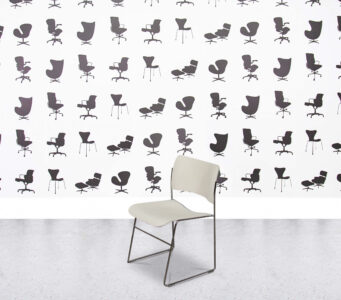 Refurbished Howe 40/4 Side Chair - White