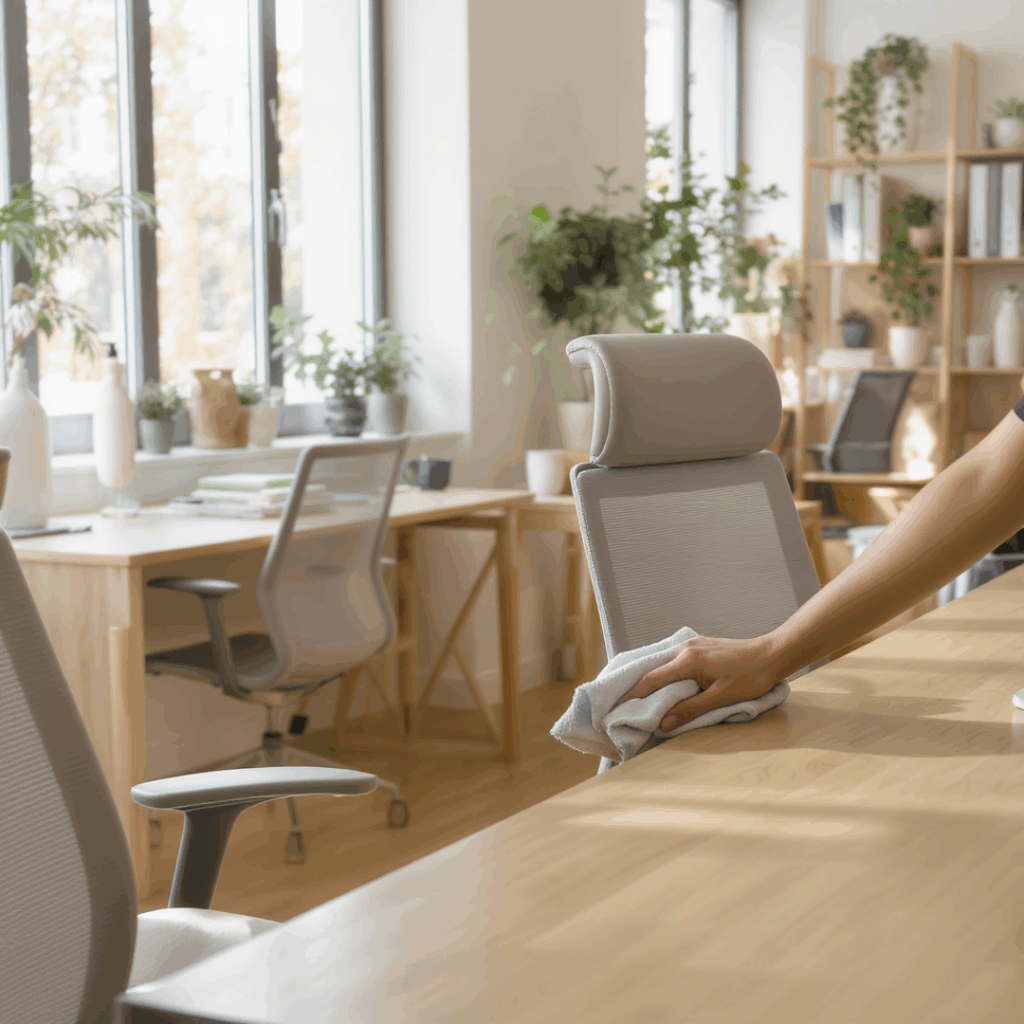 7 Smart Tips for an Eco-Friendly Office Cleaning Routine for Refurbished Furniture