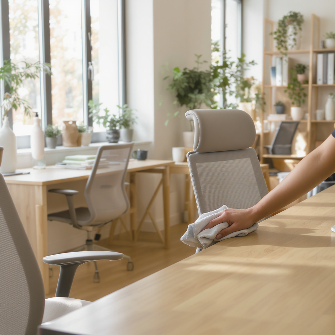 7 Smart Tips for an Eco-Friendly Office Cleaning Routine for Refurbished Furniture 1 7 Smart Tips for an Eco-Friendly Office Cleaning Routine for Refurbished Furniture