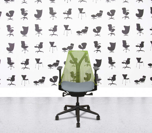 Refurbished Herman Miller Sayl - Green Mesh Back - Paseo