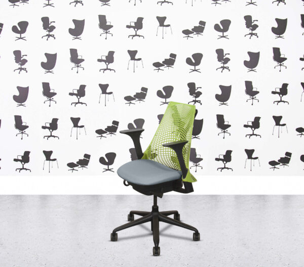 Refurbished Herman Miller Sayl - Green Mesh Back - Paseo