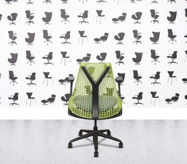 Refurbished Herman Miller Sayl - Green Mesh Back - Paseo