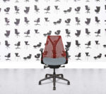 Refurbished Herman Miller Sayl - Red Mesh Back - Paseo