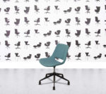 Refurbished Arper Palm 5 Ways - Turquoise Fabric