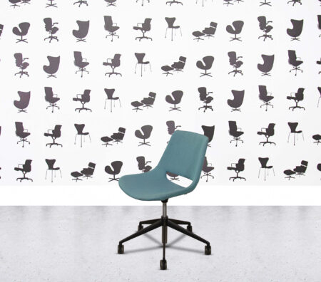 Refurbished Arper Palm 5 Ways - Turquoise Fabric
