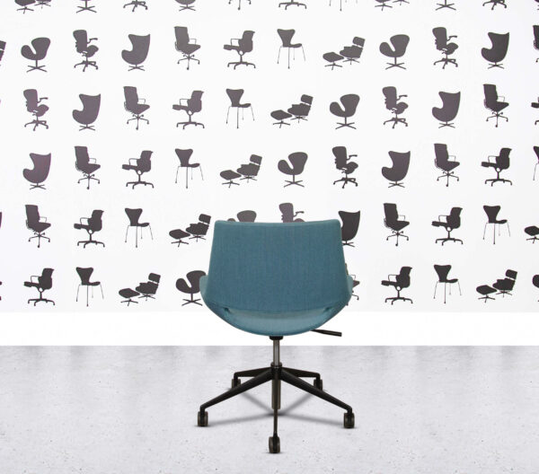 Refurbished Arper Palm 5 Ways - Turquoise Fabric
