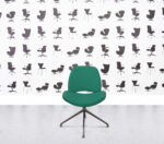Refurbished Frovi Era Swivel Chair - Green Fabric
