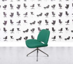 Refurbished Frovi Era Swivel Chair - Green Fabric