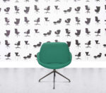 Refurbished Frovi Era Swivel Chair - Green Fabric