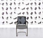 Refurbished Elite Moda Mesh Back Cantilever Chair - Black