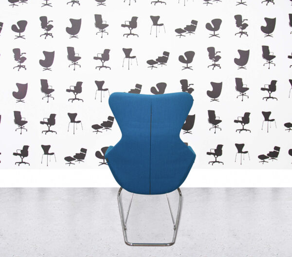 Refurbished Allermuir Famiglia Tilt Chair - Azure Blue