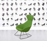Refurbished Allermuir Famiglia Tilt Chair - Lime Green