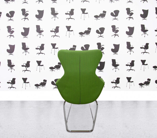 Refurbished Allermuir Famiglia Tilt Chair - Lime Green