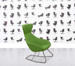 Refurbished Allermuir Famiglia Tilt Chair - Lime Green
