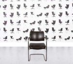 Refurbished Boss Design Pro Cantilever Chair - Brown Leather