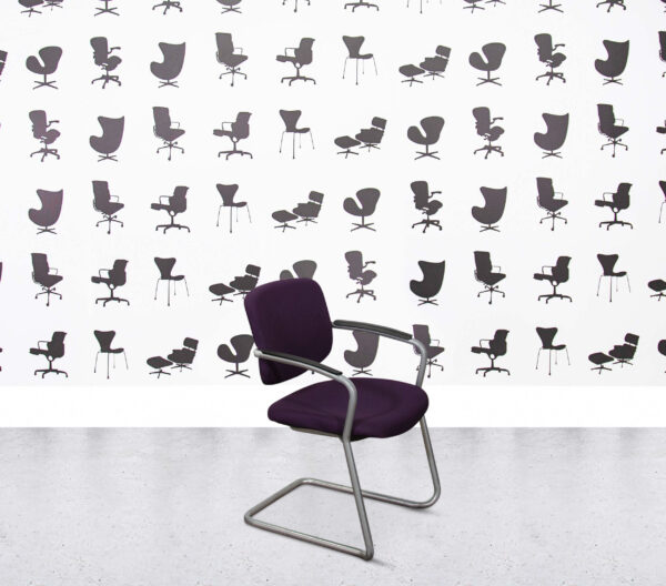 Refurbished Connection MY Purple Meeting Chair