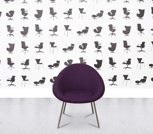 Refurbished Connection Gloss Tub Chair - Purple