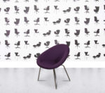 Refurbished Connection Gloss Tub Chair - Purple