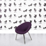 Refurbished Connection Gloss Tub Chair - Purple