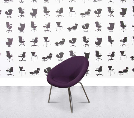 Refurbished Connection Gloss Tub Chair - Purple