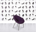 Refurbished Connection Gloss Tub Chair - Purple