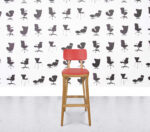 Refurbished Connection Retro Bar Stool - Red