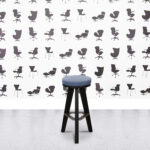 Refurbished Verco Martin Bar Stool MSB13 - Black and Blue