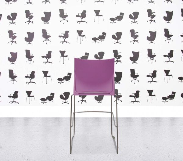 Refurbished Connection Expresso Bar Stool - Purple