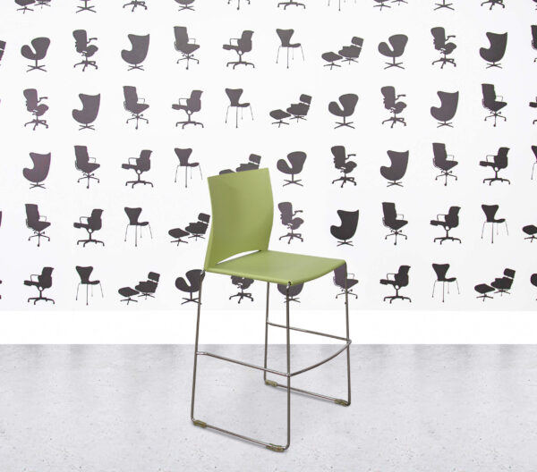 Refurbished Connection Expresso Bar Stool - Green