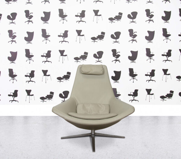 Refurbished B&B Italia Metropolitan Armchair - Beige Leather