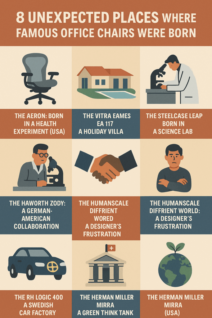 8 Unexpected Places Where Famous Office Chairs Were Born