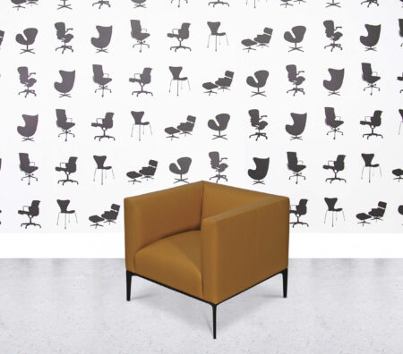 Refurbished Walter Knoll Jaan 781 Armchair - Caramel Leather