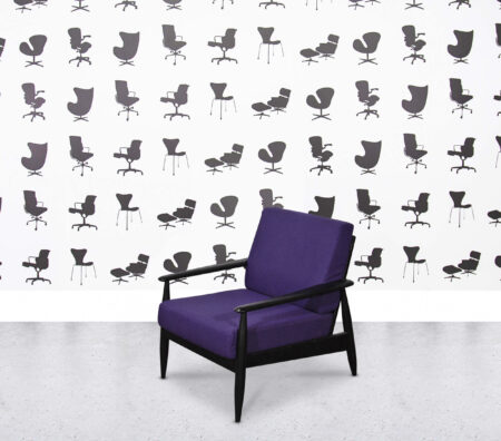 Refurbished BuzziSpace BuzziNordic ST101 Armchair - Violet Fabric